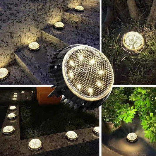 SolarGuard Waterproof Underground Lawn Light - Luxitt
