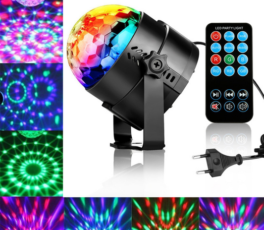 Remote-Controlled Crystal Magic Ball for KTV Flash Effects - Luxitt