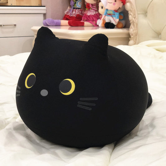 Kitten Doll Pillow Black And White Software - Luxitt