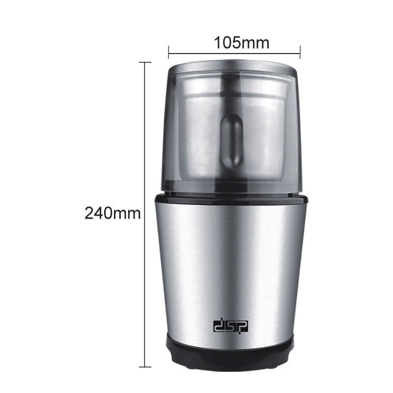 Portable Household Electric Coffee Grinder with Italian Stainless Steel Design - Luxitt
