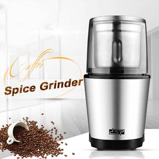 Portable Household Electric Coffee Grinder with Italian Stainless Steel Design - Luxitt