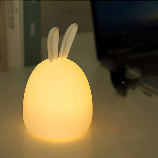 Playful Fat Rabbit Colorful Silicone Lamp - Luxitt