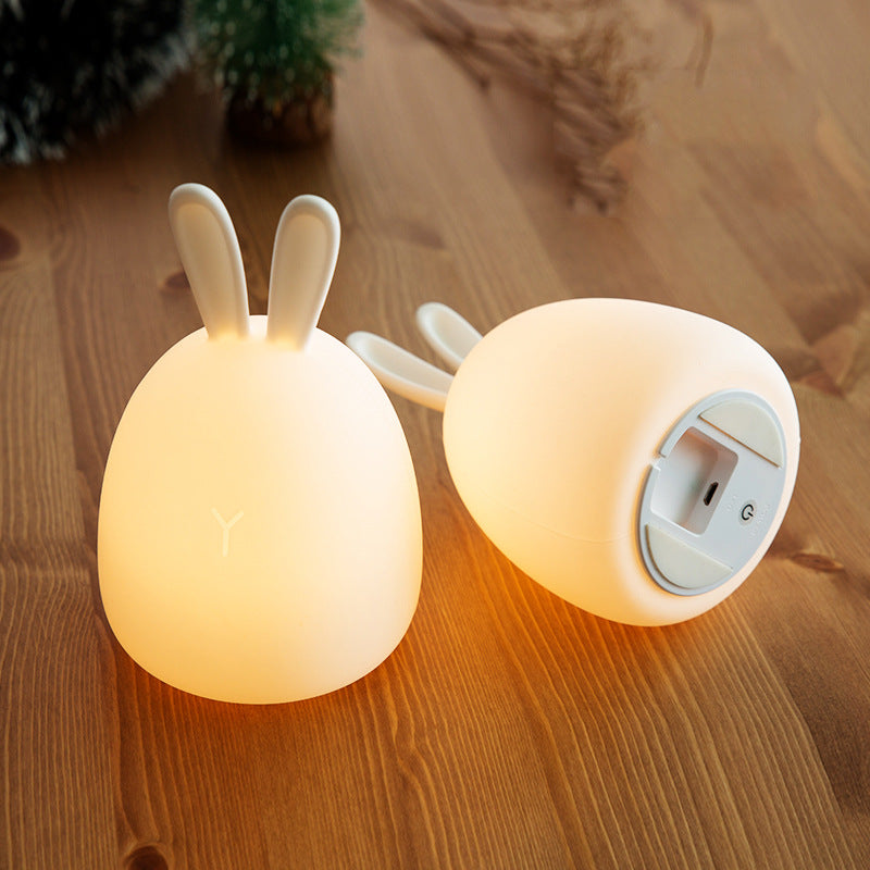 Playful Fat Rabbit Colorful Silicone Lamp - Luxitt