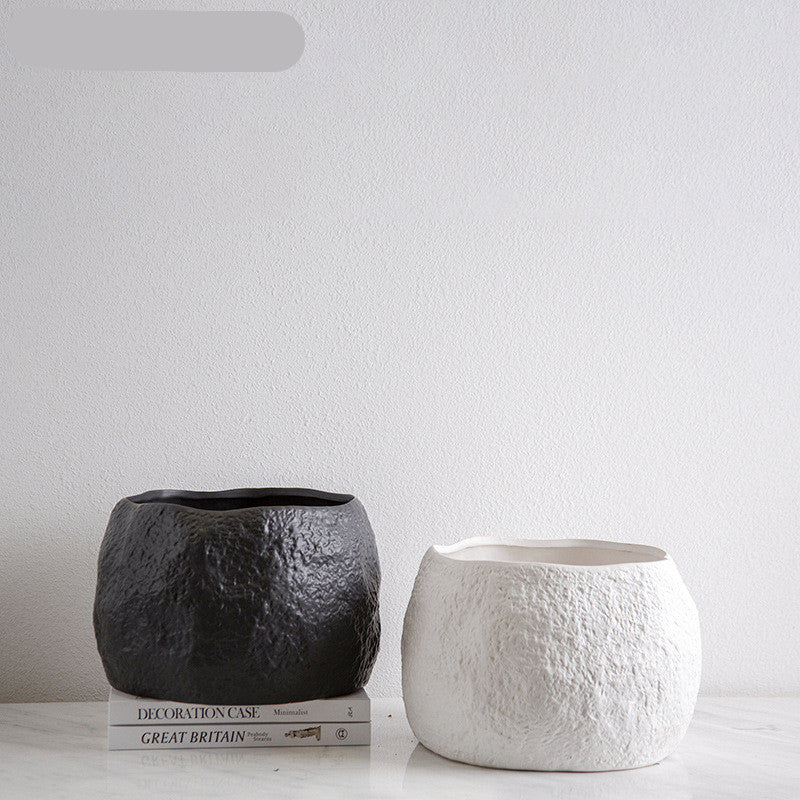 Nordic Handmade Simple Ceramic Creative Natural Vase - Luxitt