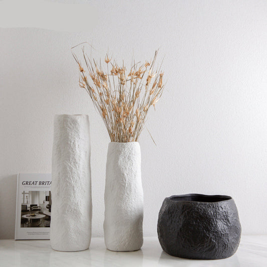 Nordic Handmade Simple Ceramic Creative Natural Vase - Luxitt