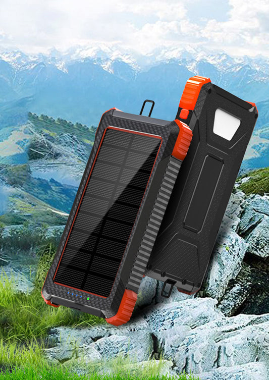 Outdoor Solar Wireless Power Bank With Large Capacity 10000Mah Power Bank Mobile Power Customization - Luxitt