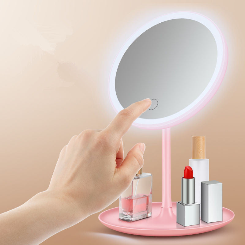 Portable Three-Color Adjustable LED Makeup Mirror - Luxitt