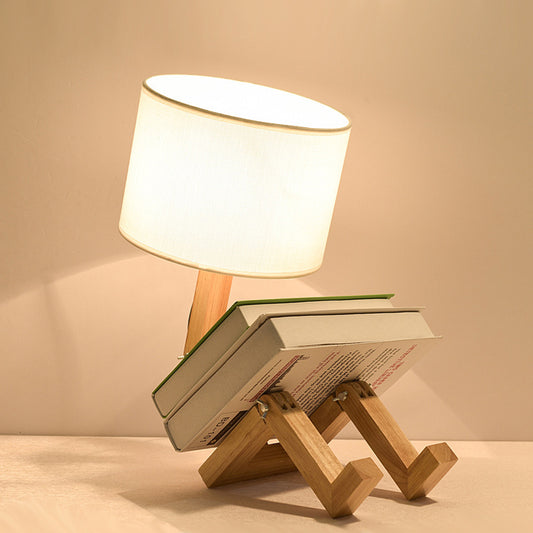 Solid Wood Nordic Bedside Desk Lamps - Luxitt