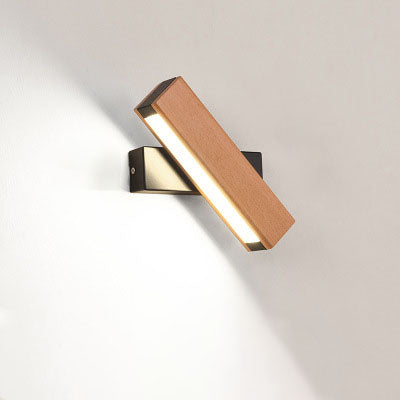 Contemporary Wooden LED Wall Lamp - Luxitt