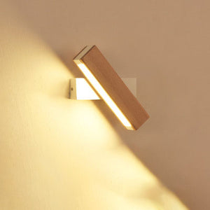 Contemporary Wooden LED Wall Lamp - Luxitt