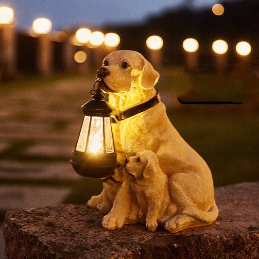 Resin Dog Solar Light - Luxitt