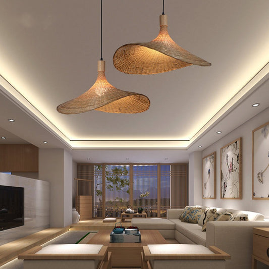 New Japanese-Style Bamboo Chandelier - Luxitt