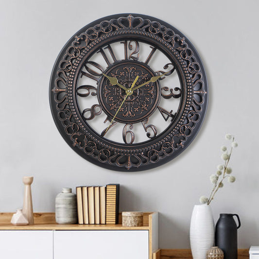 Round Antique Wal Clock - Luxitt