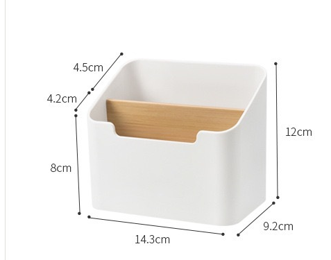 Home and Office Plastic Tabletop Storage Pen Holder Box - Luxitt