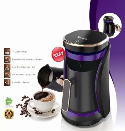 New Electric Coffee Grinder for Fine Grinding with Milk Coffee Pot - Luxitt