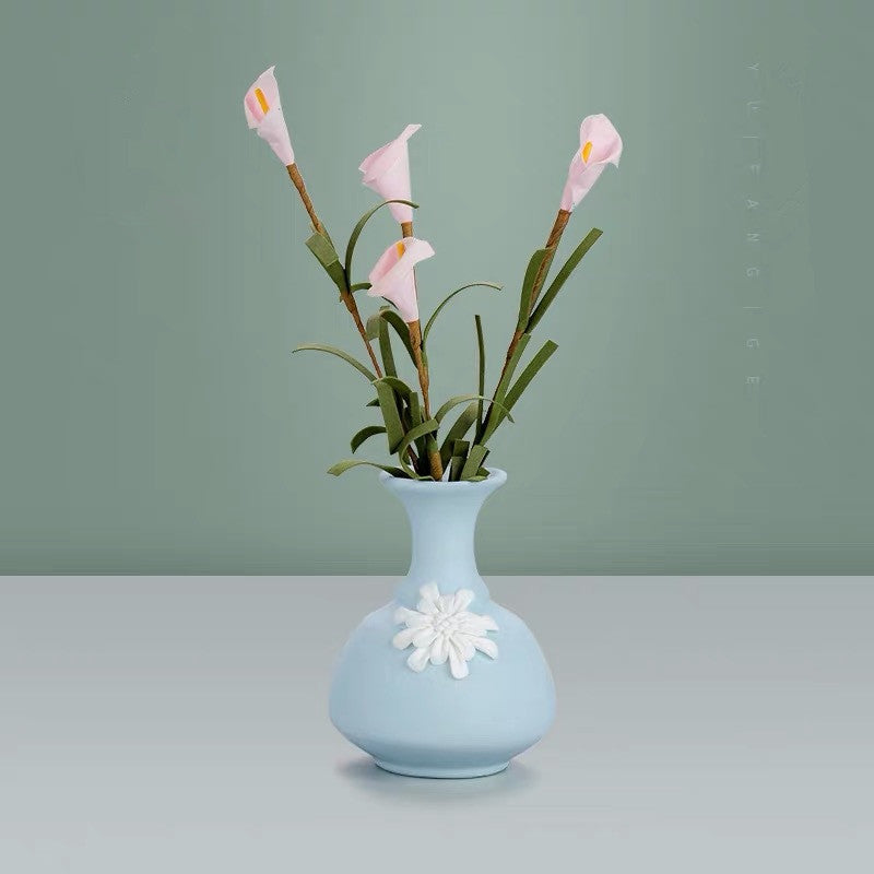 Handmade Glazed Porcelain Ceramic Vase - Luxitt