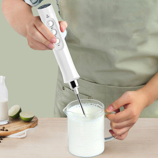 Rechargeable Electric Egg Beater for Frothing Milk, Coffee, and Tea - Luxitt