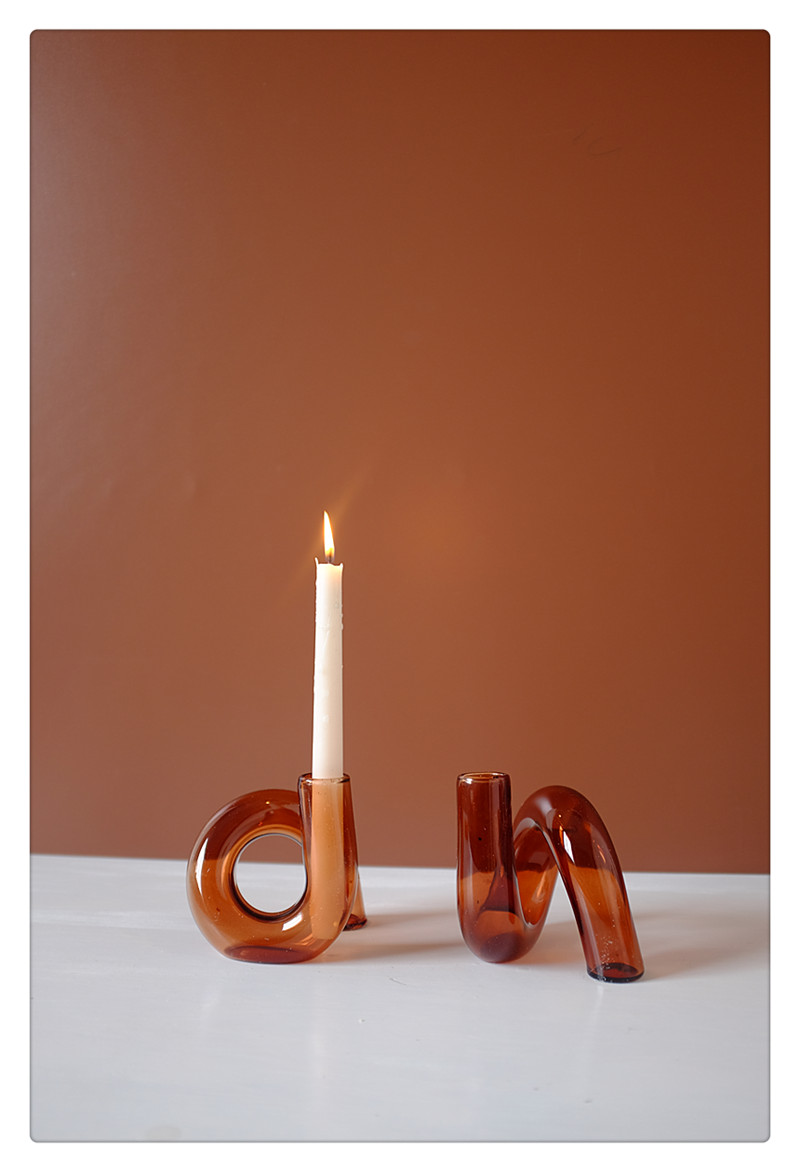 Creative Glass candle holder - Luxitt