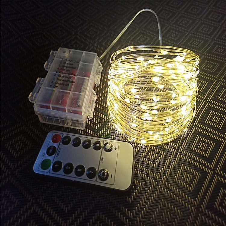 Solar Copper Wire String Lights - Luxitt