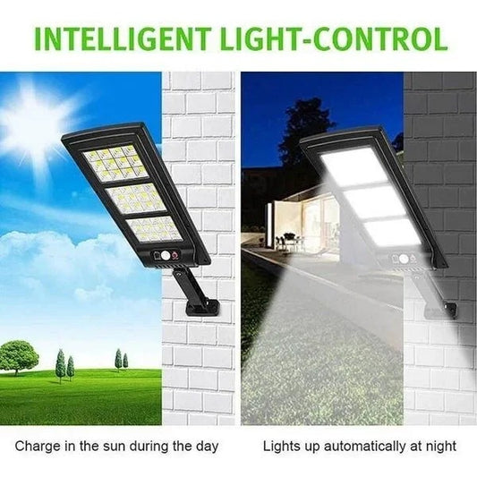LED Solar Wall Lamp with Human Body Sensing - Luxitt