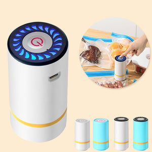 Fresh-Keeping Mini Vacuum Sealer Portable USB Electric Air Pump for Home Packaging and Sealing - Luxitt