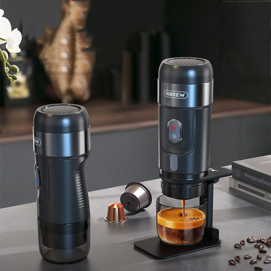 Fully Automatic and Handheld Compact Italian Espresso Coffee Maker for Home and Outdoor Use - Luxitt