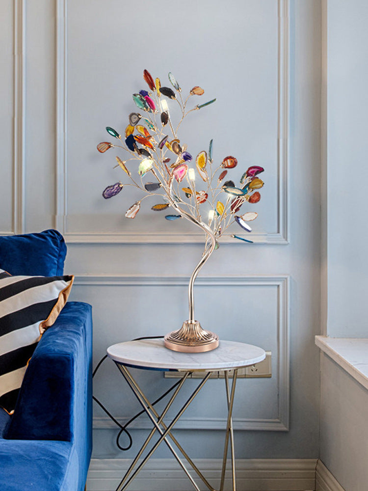 Nordic Creative Agate Tree Branch Floor Lamp - Luxitt