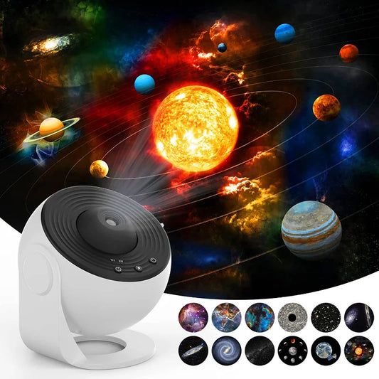 Night Light Galaxy Projector Starry Sky Projector 360 Rotate Planetarium Lamp For Kids Bedroom Valentines Day Gift Wedding Decor - Luxitt