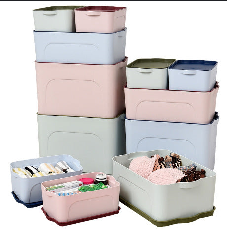 Creative Plastic Underwear Storage Box, Organize Bras and Underwear in Your Wardrobe or Desktop - Luxitt