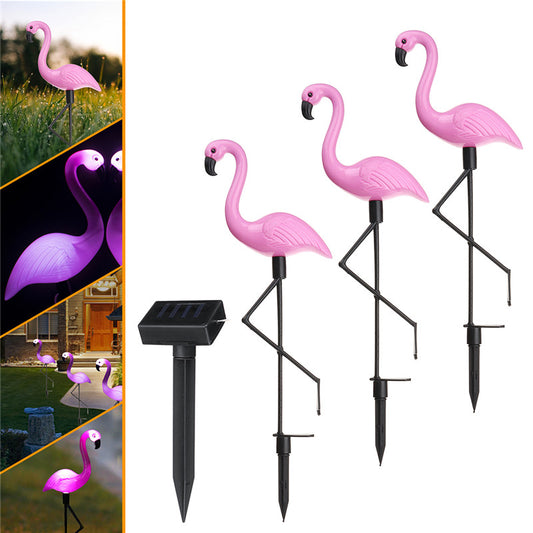 Delightful Solar Flamingo Garden Light - Luxitt