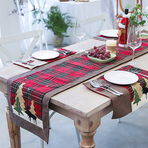 Christmas Table Cloth Tea Table Runner - Luxitt