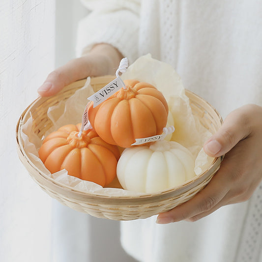 Home Fashion Halloween Simulation Pumpkin Candle - Luxitt