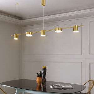 Scandinavian Style Minimalist Dining Room Creative Personality Three LED Pendant Lamp