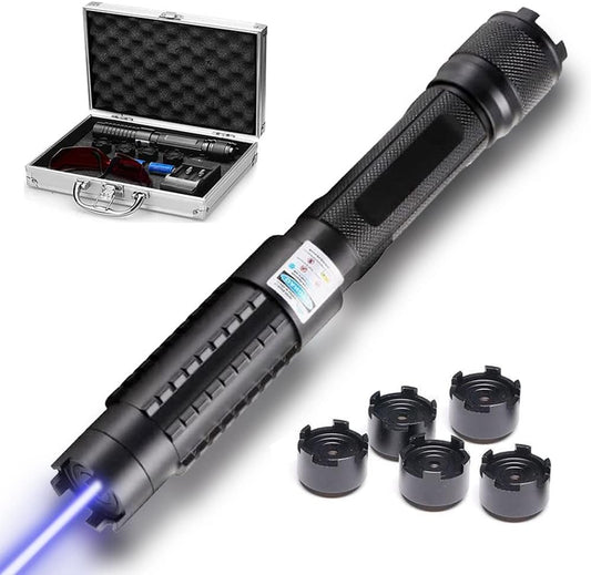 High Power Blue Laser Flashlight Multi-Function Flashlight Easy to Carry - Luxitt