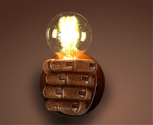 Fist Resin Wall Lamp Crafting Decorative Brilliance - Luxitt