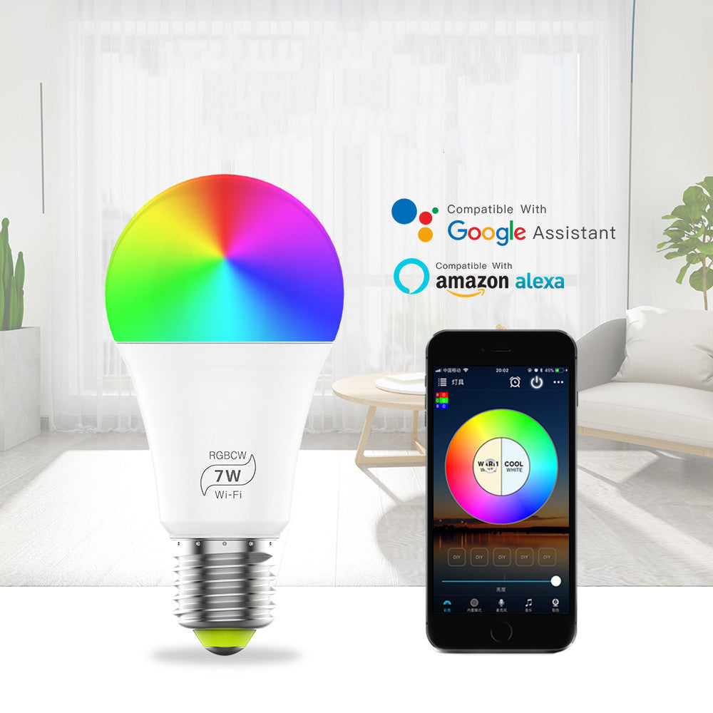 Smart WiFi LED Bulb with Alexa and Google Voice Control - Luxitt