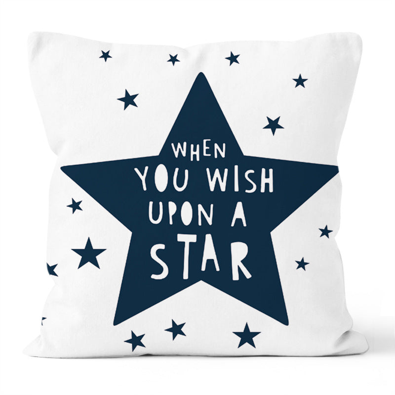 Bear Series Star Wishing Pillow Cover, Whimsical and Charming Home Decor - Luxitt