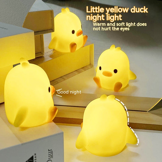 Small Yellow Duck Small Night Lamp Bedside Lamp Unplugged Table Lamp Ambience Light