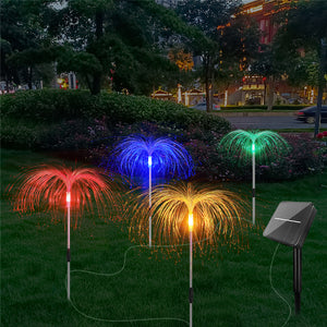 LED Jellyfish Ground Light with Fiber Optics - Luxitt