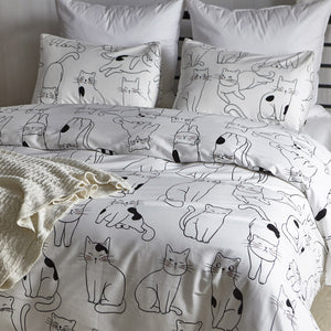 four-piece and three-piece Cotton bedding set - Luxitt