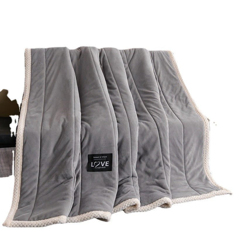 Bed Wool Blanket Thick Warm Winter Bedspread - Luxitt