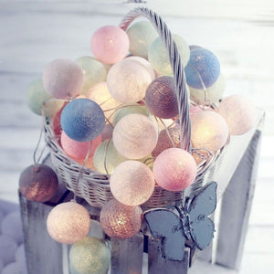 Enchanted LED Cotton Ball Lights - Luxitt