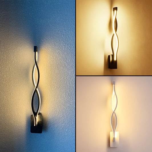 Graceful Curves LED Aluminum Wall Light - Luxitt