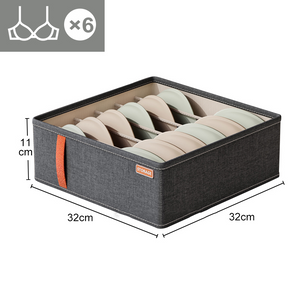 Storage Box Closet Organizer Box for Underwear, Socks, Bras, and Clothing in Drawers - Luxitt