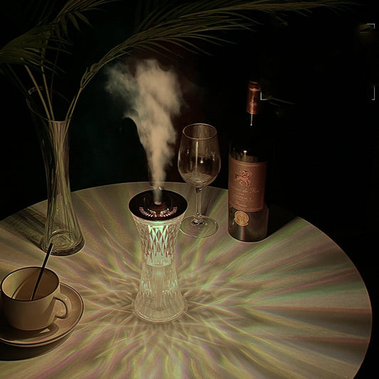 Atomizer Romantic Wild Waist Humidifier Atmosphere table Lamp Crystal Night Light - Luxitt