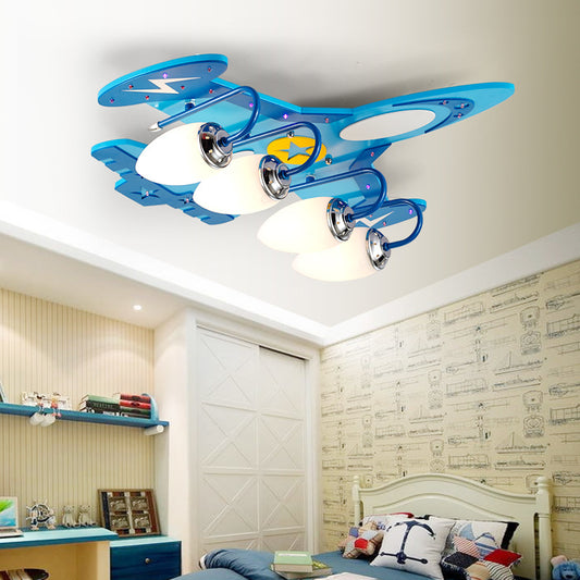 Whimsical Airplane Cartoon LED Ceiling Lamp - Luxitt
