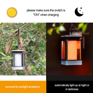 Antique-Style Solar LED Outdoor Illumination Lamp - Luxitt