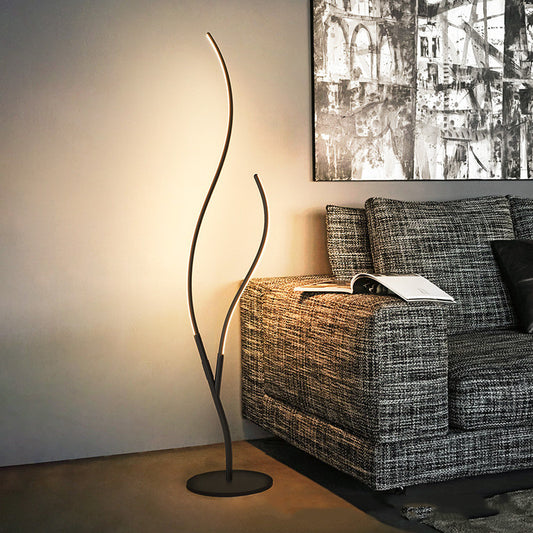 Twig-Inspired Artistic Line Floor Lamp - Luxitt