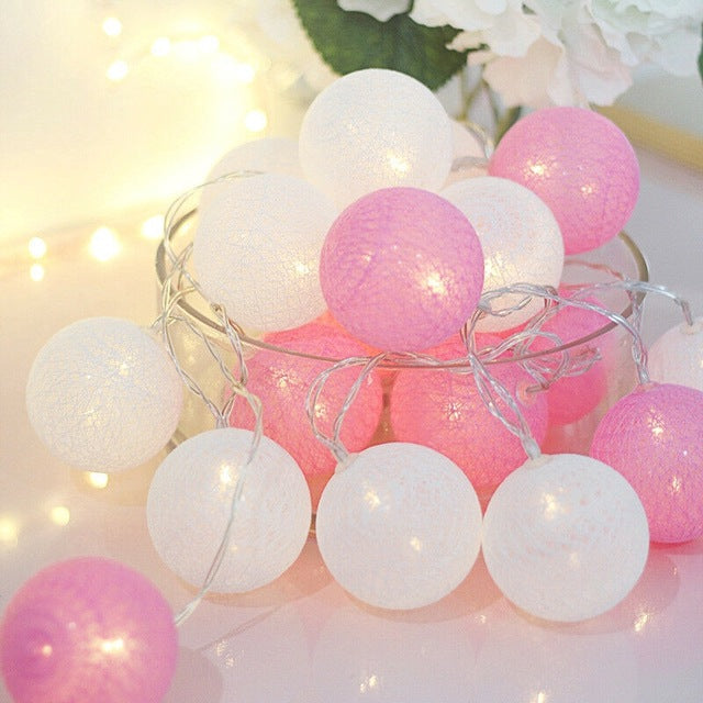 Enchanted LED Cotton Ball Lights - Luxitt