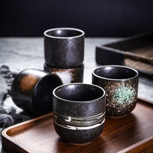 Stoneware Japanese Retro Tea and Coffee Cup - Luxitt